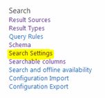 Search Settings